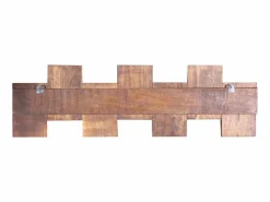 Garden Furniture - Perchero con 7 ganchos madera maciza reciclada