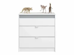 Germain Dormitorio Juvenil: Cama, Arm. 2 Ptas, Escritorio, Cómoda