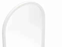 Sale OZAIA Gran espejo arco de madera de paulownia - L. 65 x Alt. 170 cm - Negro - SHANGI Blanco