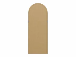 Sale OZAIA Gran espejo arco de madera de paulownia - L. 65 x Alt. 170 cm - Negro - SHANGI Blanco