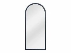 Hot OZAIA Gran espejo arco de madera de paulownia, L. 80 x H. 180 cm, , EZAREL Negro