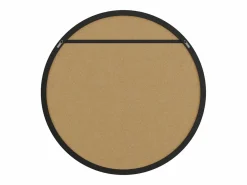 OZAIA Gran espejo redondo de pared de madera de paulownia, D. 150 cm, , ZANG
