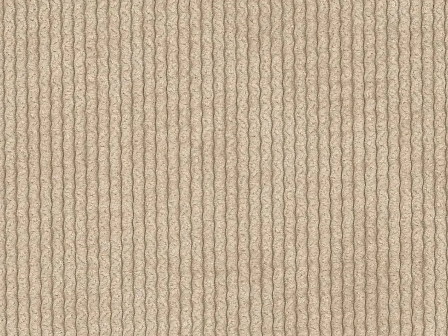 Outlet Vente-unique Gran sofá rinconera izquierda convertible express en pana fina de pana fina POGNI Beige