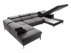 New Gran Sofá rinconera panorámico convertible terciopelo SEPINA Pascal Morabito Sofá Xxl