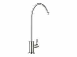 Grifo de Agua Potable SucceBuy sin Plomo en Acero Inoxidable, Grifo de Ósmosis Inversa con Válvula en Latón Macizo, Filtrado de Arco Alto, para Fregadero Cocina