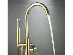 Best Grifo De Bañera De Suelo Lungo Gold Grifo