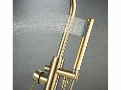 Best Grifo De Bañera De Suelo Lungo Gold Grifo