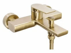 Rea Grifo De Bañera Verso Brush Gold