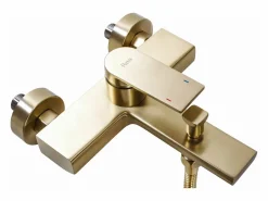 Rea Grifo De Bañera Verso Brush Gold