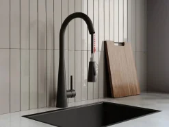 New Grifo de cocina con ducha extraíble de acero inoxidable - mate - RONA Grifo De Cocina
