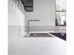 HANSGROHE Grifo de cocina con ducha Talis M54 270 cromo Gris claro