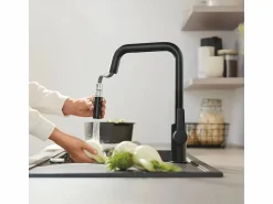GROHE Grifo de cocina con grifo Start caño alto mate 2 chorros