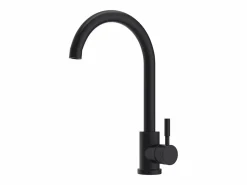 Sale Vente-unique Grifo de cocina de acero inoxidable - mate - ROMILY Negro
