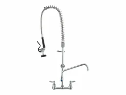 Grifo de Cocina SucceBuy para Fregadero de Cocina de Montaje en Pared - Con Rociador de Prelavado, 91 cm