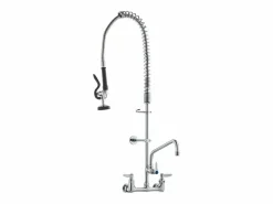 Grifo de Cocina SucceBuy para Fregadero de Cocina de Montaje en Pared - Con Rociador de Prelavado, 91 cm