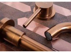 New Grifo Empotrado Oculto Lungo Brush Copper + Box Grifo