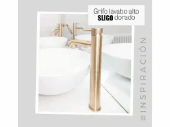 Sale Valaz Grifo lavabo alto SLIGO envejecido Dorado