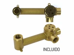 Outlet Grifo lavabo empotrado monomando PRAGA cromado Grifo