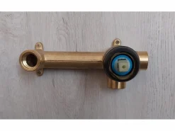 Outlet Valaz Grifo lavabo empotrado monomando PRAGA cepillado Dorado