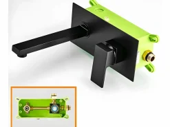 Online Valaz Grifo lavabo empotrado monomando TILSO Negro