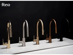 Rea Grifo Para Cocina Fresh Brush Gold