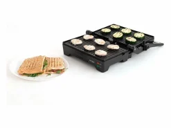 Grill doble placa Gallery Dcook 1600W tapa basculante