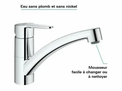 GROHE Start Eco Quickfix grifo de cocina con caño bajo