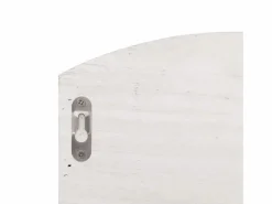 New Garden Furniture Gryfel Perchero de pared de madera 50x10x34 cm Blanco