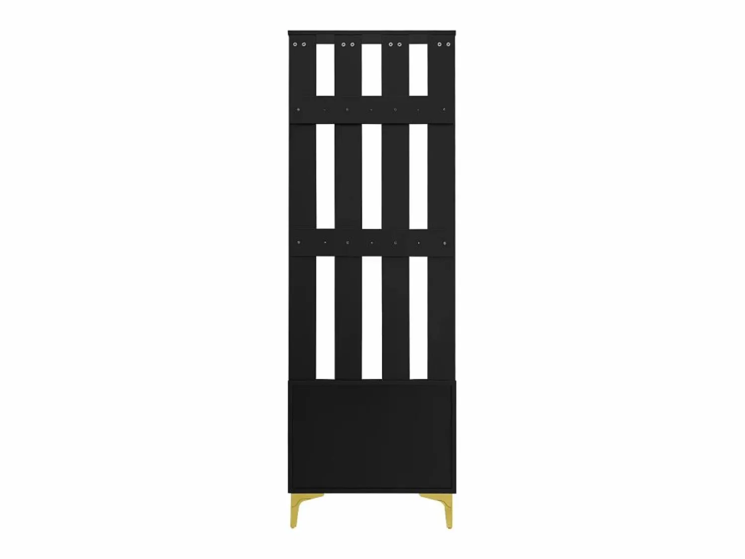 Best Guardarropa con perchero y banco zapatero - 60,5x35,2x180,5 cm - Tablero de partículas - Armario De Entrada