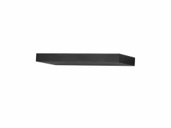 Discount Guia - Aplique de pared LED Fabas Luce de aluminio - LED integrado IP20 - 24 cm Negro