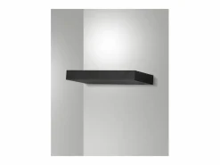Discount Guia - Aplique de pared LED Fabas Luce de aluminio - LED integrado IP20 - 24 cm Negro