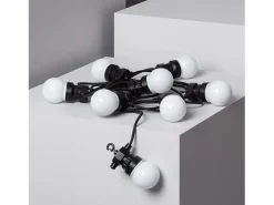 Outlet Ledkia Guirnalda de Bombillas LED Solar Exterior Kuiper 7m Blanco