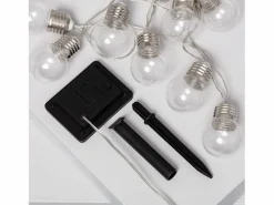 Ledkia Guirnalda de Bombillas LED Solar Galilei 2m 3000K Blanco Cálido