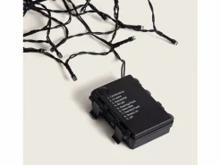 Ledkia Guirnalda Exterior Cable Negro LED con Batería 3.5m Cálido 2700K