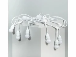 Ledkia Guirnalda Exterior con Bombillas LED E27 5.5m IP65 Blanco Blanco