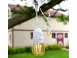 Ledkia Guirnalda Exterior con Bombillas LED E27 Filamento 5.5m IP65 4000K Neutro