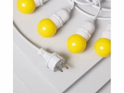 Ledkia Guirnalda Exterior con Bombillas LED E27 5.5m IP65 Blanco Amarillo