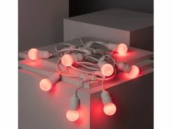 Online Ledkia Guirnalda Exterior con Bombillas LED E27 5.5m IP65 Blanco Rojo Multicolor