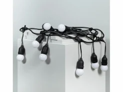 Online Ledkia Guirnalda Exterior con Bombillas LED E27 5.5m IP65 Negro Blanco Multicolor