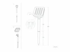 Online Guirnalda Solar Exterior 30 Bolas LED 5m 3000K Blanco Cálido Guirnalda Luminosa