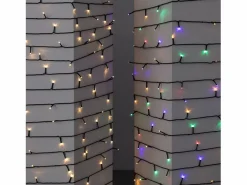 Ledkia Guirnalda Solar Exterior Cable LED 22m 3000K Blanco Cálido