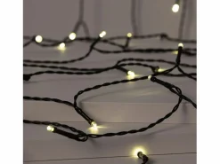 Ledkia Guirnalda Solar Exterior Cable LED 12m 3000K Blanco Cálido