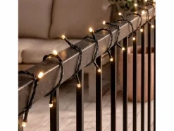 Ledkia Guirnalda Solar Exterior Cable LED 12m 3000K Blanco Cálido