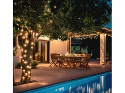 Ledkia Guirnalda Solar Exterior Cable LED 12m 3000K Blanco Cálido