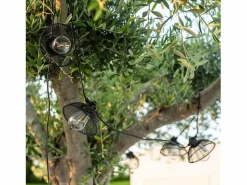 Ledkia Guirnalda Solar Exterior LED de Bombillas Kodos 6.5m 3000K Blanco Cálido