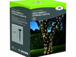 Smart garden products Guirnalda solar exterior LUCI200 LED blanco cálido - 21,9m