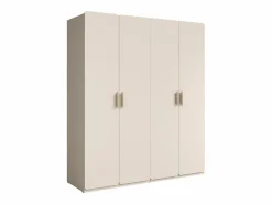 Meublorama Habitación completa AMALIE – Cama con canapé 180x200 cm, armario, cómoda, 2 mesitas de noche y estanterías