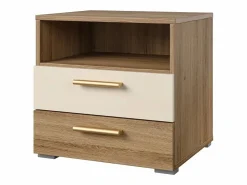 Online Habitación completa VERTIGO – Cama con almacenaje 160x200, 2 mesitas de noche, armario de 4 puertas + diseño de contorno Dormitorio Completo
