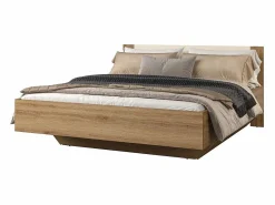 Online Habitación completa VERTIGO – Cama con almacenaje 160x200, 2 mesitas de noche, armario de 4 puertas + diseño de contorno Dormitorio Completo