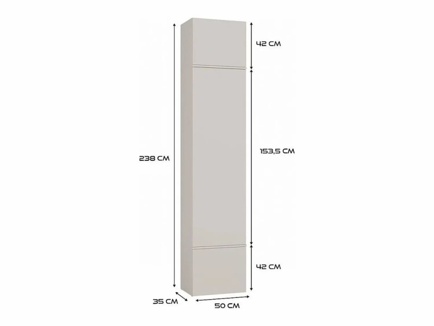 Outlet TOPESHOP HAGA - Conjunto de entrada con 1 armario + 2 percheros de 6 ganchos + banco 150x35x238 cm - cachemira Beige